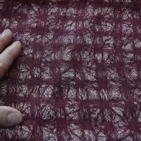 Satin polyester teinte prune 2 