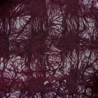 Satin polyester teinte prune 3 