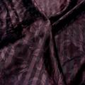 Satin prune et aubergine fleurs rayures 2