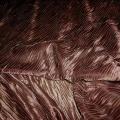 Satin sepia plisse