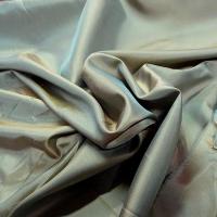Satin taffetas or reflet bleu givre 1