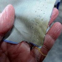 Satin taffetas or reflet bleu givre 3