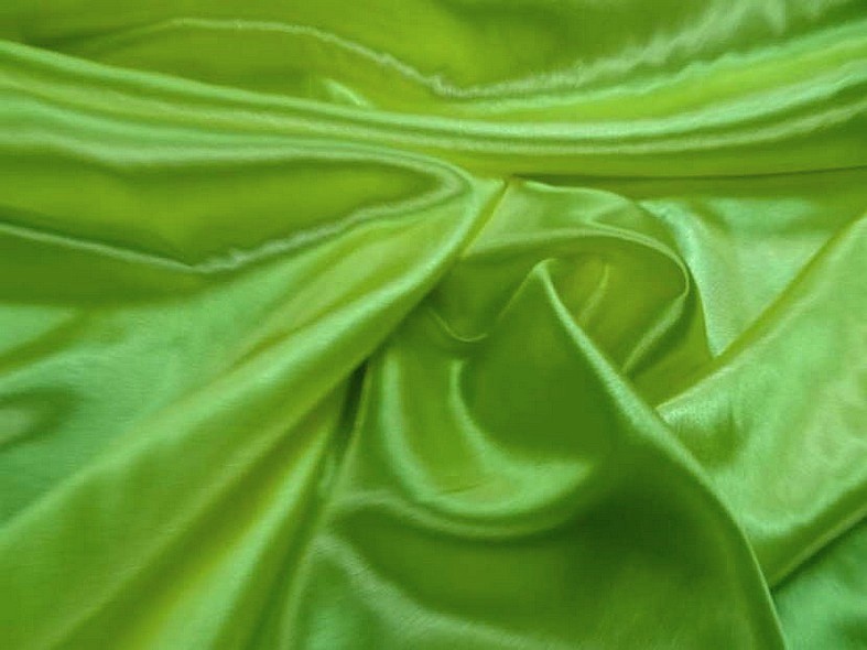 Satin vert anis poly 1