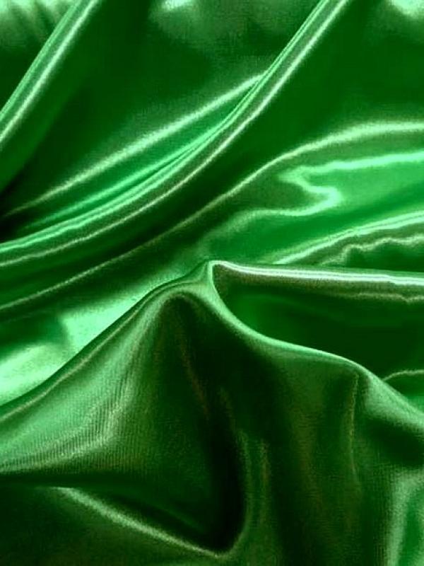 Satin vert emeraude poly 3 
