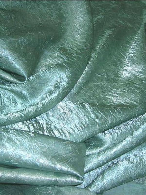 Satin vert lichen glacier nervure 1 
