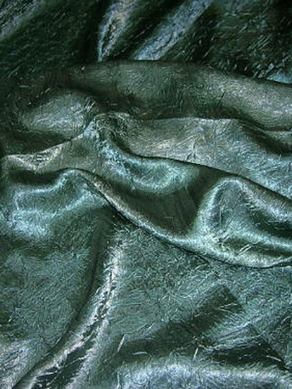 Satin vert sauge froisse nervures 1 