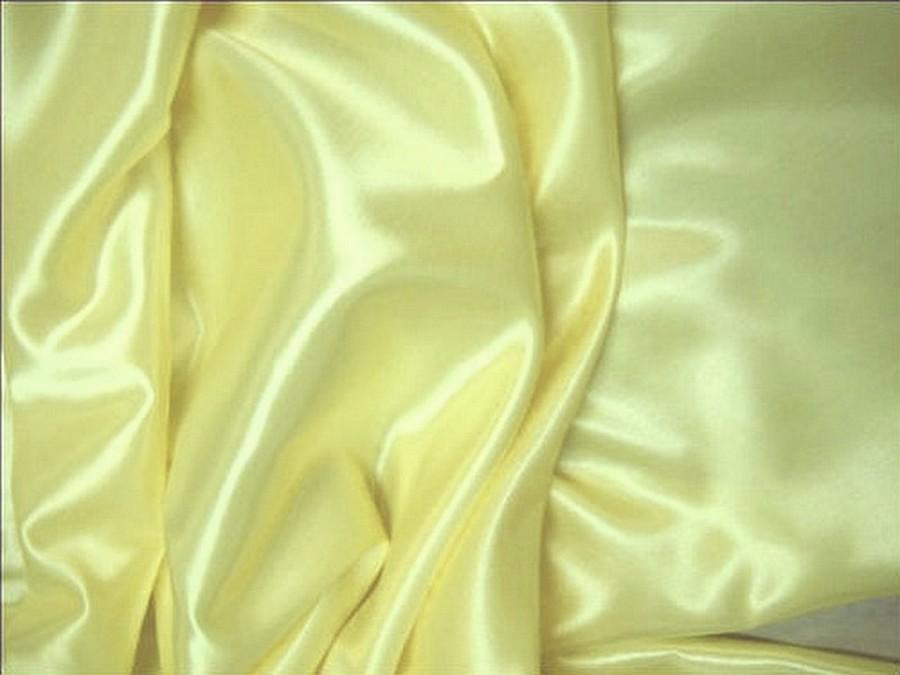Satin viscose jaune beurre 1 3