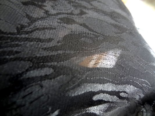 Satin viscose noir 05