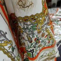 Satin viscose polyester motif haute couture 3 