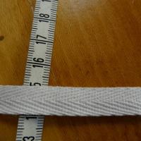 Serge coton blanc 11 mm 2