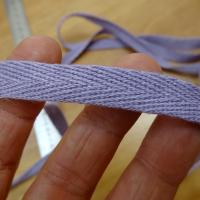 Serge coton teinte glycine 3 