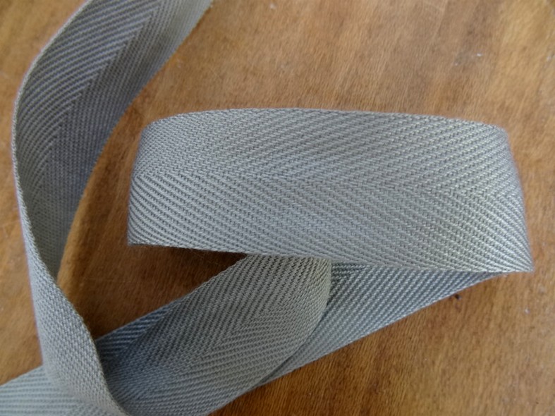 Serge gris perle 24 mm 1