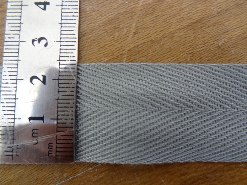 Serge gris perle 24 mm 2