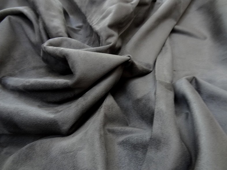 Skai et suedine reversible noir et gris souris 1