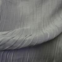 Soie melangee plissee gris perle 5