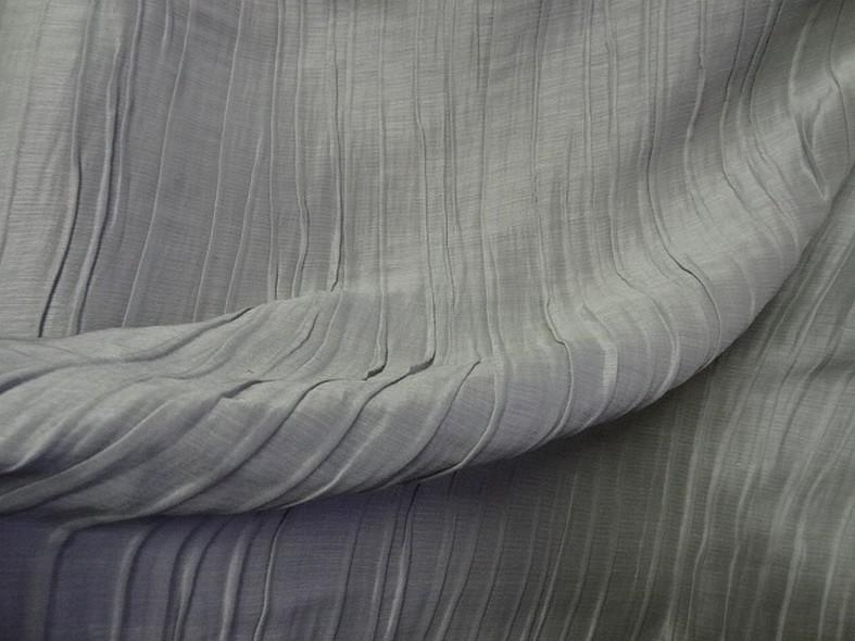 Soie melangee plissee gris perle 5