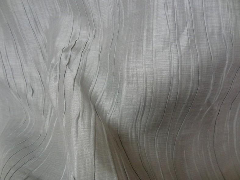 Soie melangee plissee gris perle 6
