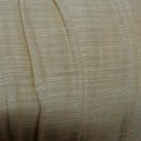 Soie melangee plissee teinte beige clair 1 