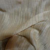 Soie melangee plissee teinte beige clair 2
