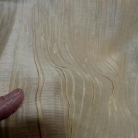 Soie melangee plissee teinte beige clair 3