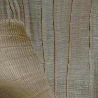 Soie melangee plissee teinte beige clair 4