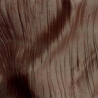 Soie melangee plissee teinte noisette 1