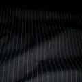 Stretch lycra noir rayures tennis blanches 1