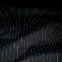 Stretch lycra noir rayures tennis blanches 1 