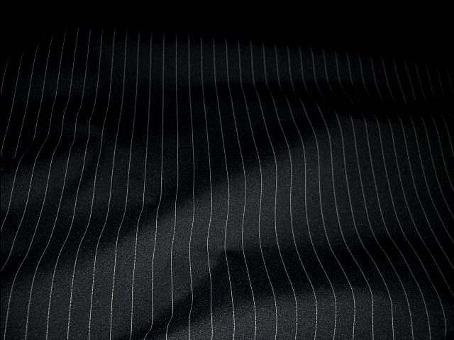 Stretch lycra noir rayures tennis blanches 1