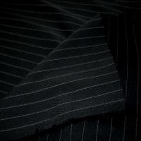 Stretch lycra noir rayures tennis blanches 3