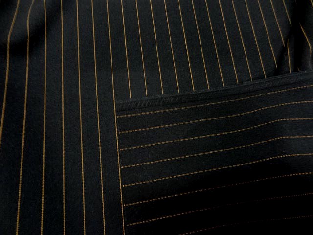 Stretch noir rayures tennis cuivrees 1