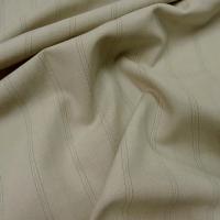 Stretch polyester beige fines rayures 1