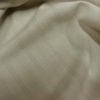 Stretch polyester beige fines rayures 2 