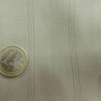 Stretch polyester beige fines rayures 3 