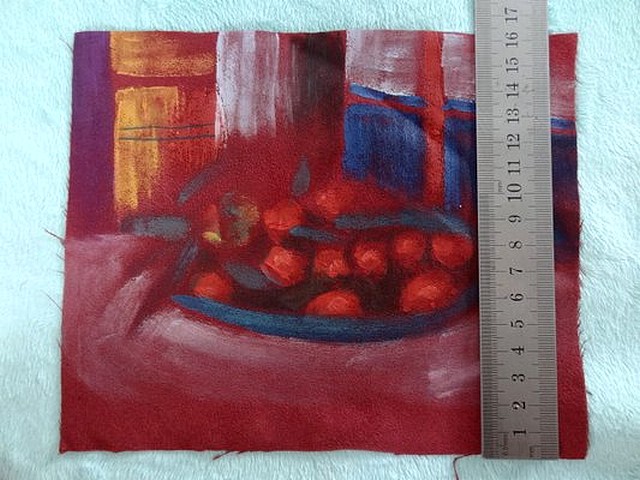 Suedine peinte coupe de fruits 02