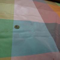 Taffetas a gros carreaux teintes acidulees 2