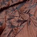 Taffetas acajou froisse feuille de cocotier 6
