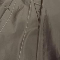 Taffetas ameublement taupe rayures blanc casse 2 