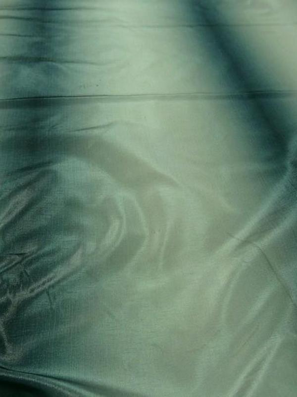 Taffetas bandes degradees bleu petrole 3 
