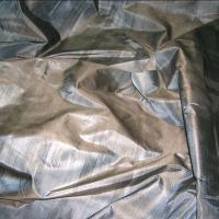 Taffetas beige grise imitant tissage relief 1 1