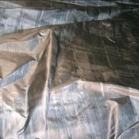 Taffetas beige grise imitant tissage relief 1