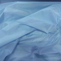 Taffetas bleu ciel reflets blancs 3 