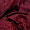 Taffetas bordeaux noir froisse nervure 2 