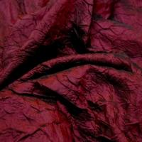 Taffetas bordeaux noir froisse nervure 2