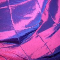 Taffetas changeant carreaux bleu rouge1