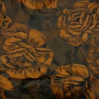 Taffetas damasse noir et cuivre 5