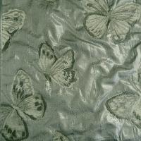 Taffetas damasse papillons vert lichen vert bronze 3 