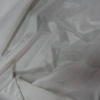 Taffetas de soie blanc 1 