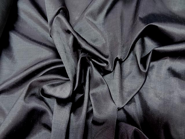Taffetas de soie gris moyen 3