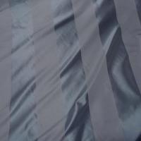 Taffetas de soie larges rayures gris acier 2 
